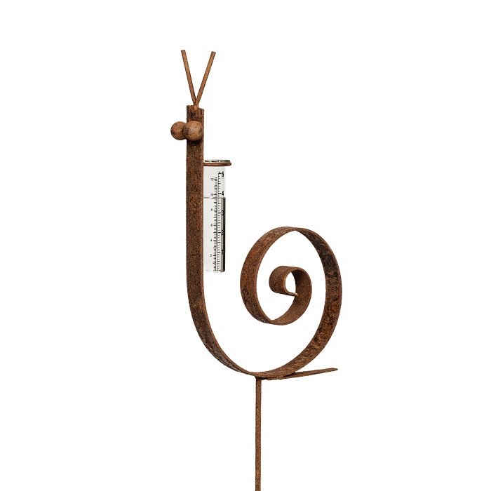 Wholesale Stake Snail Rain Gauge Rust Alfresco Gardenware Fieldfolio