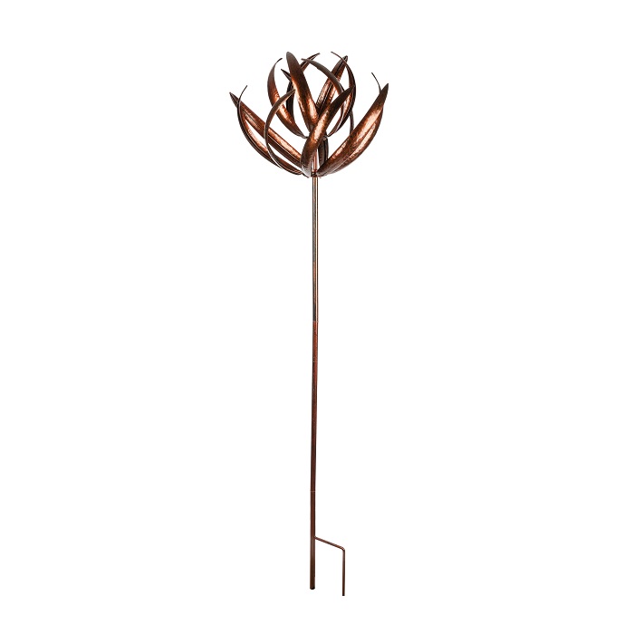 Wind Spinner Lotus Bronze
