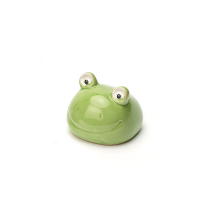 Floating Frog Head Porcelain L