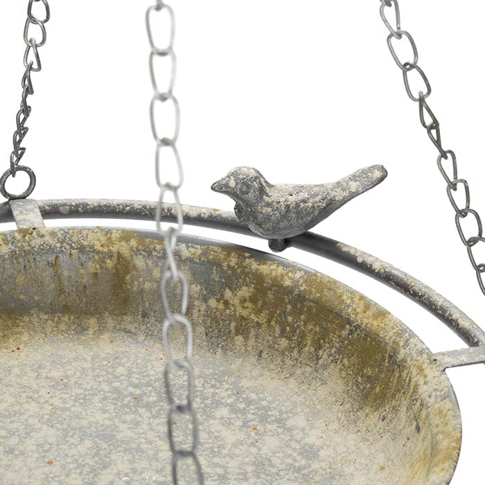Bird Feeder Zinc Moss