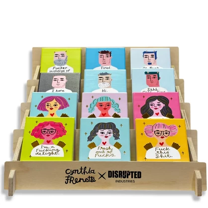 Deluxe Ceramic Coaster Sets - Display Included