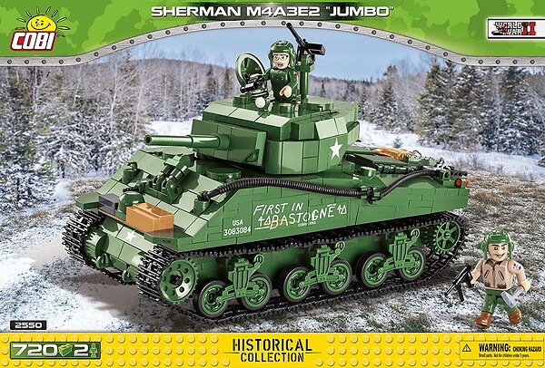 COBI-2550 | HC WWII /2550/ SHERMAN M4A3E2 JUMBO 720 PCS