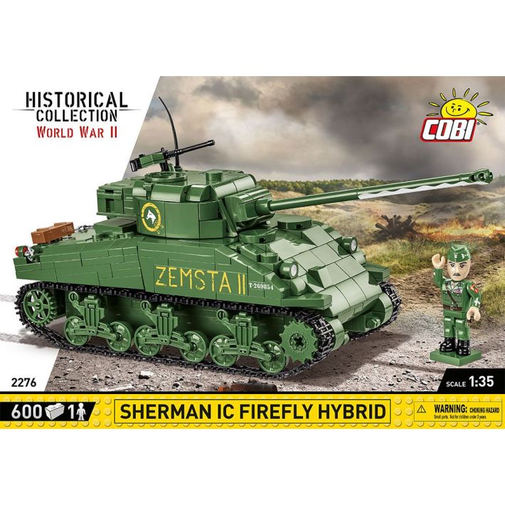 COBI-2276 | HC WWII /2276/ SHERMAN IC FIREFLY HYBRID 600 PCS