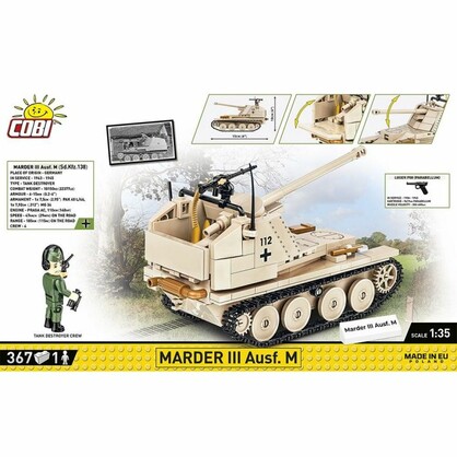 COBI-2282 | HC WWII /2282/ MARDER Ill AUSF.M 367 PCS,