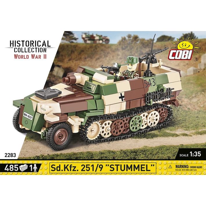 COBI-2283 | HC WWII /2283/ SD.KFZ.251/9 "STUMMEL" 485 PCS