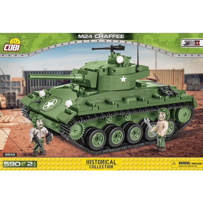COBI-2543 | HC WWII /2543/ M24 CHAFFEE 590 PCS