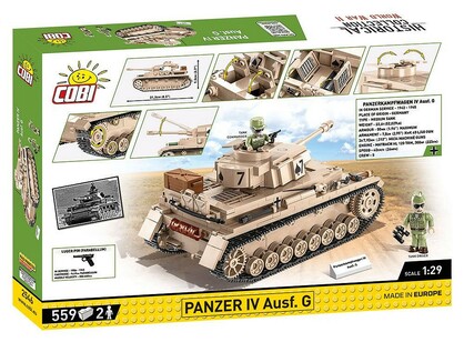 COBI-2546 | HC WWII /2546/ PANZER IV AUSF.G 559 PCS