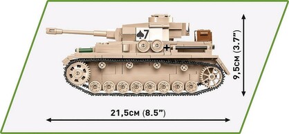 COBI-2546 | HC WWII /2546/ PANZER IV AUSF.G 559 PCS