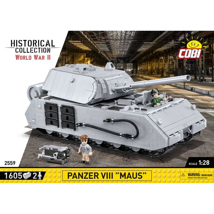COBI-2559 | HC WWII /2559/ PANZER VIII MAUS 1605 PCS