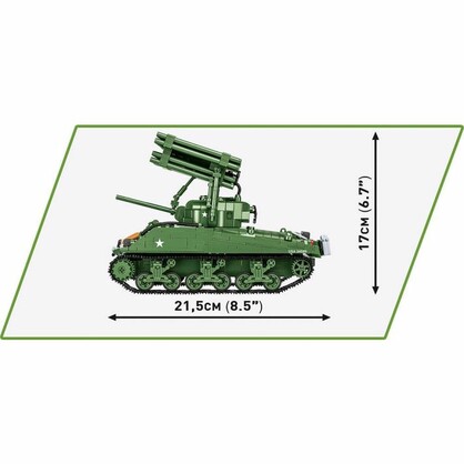 COBI-2569 | HC WWII /2569/ M4A3 SHERMAN W/T34 CALLIOPE 1230K