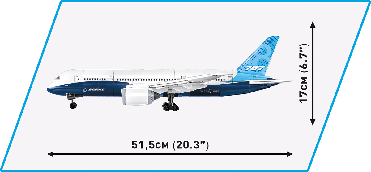 COBI-26603 | BOEING /26603/ 787 DREAMLINER 836 PCS