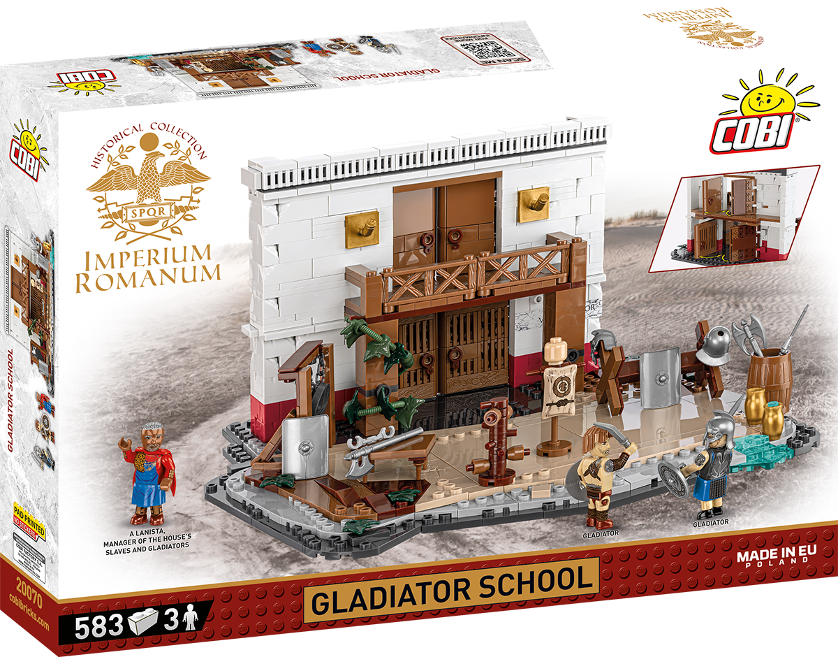 COBI-20070 | GLADIATOR SCHOOL 583 PCS