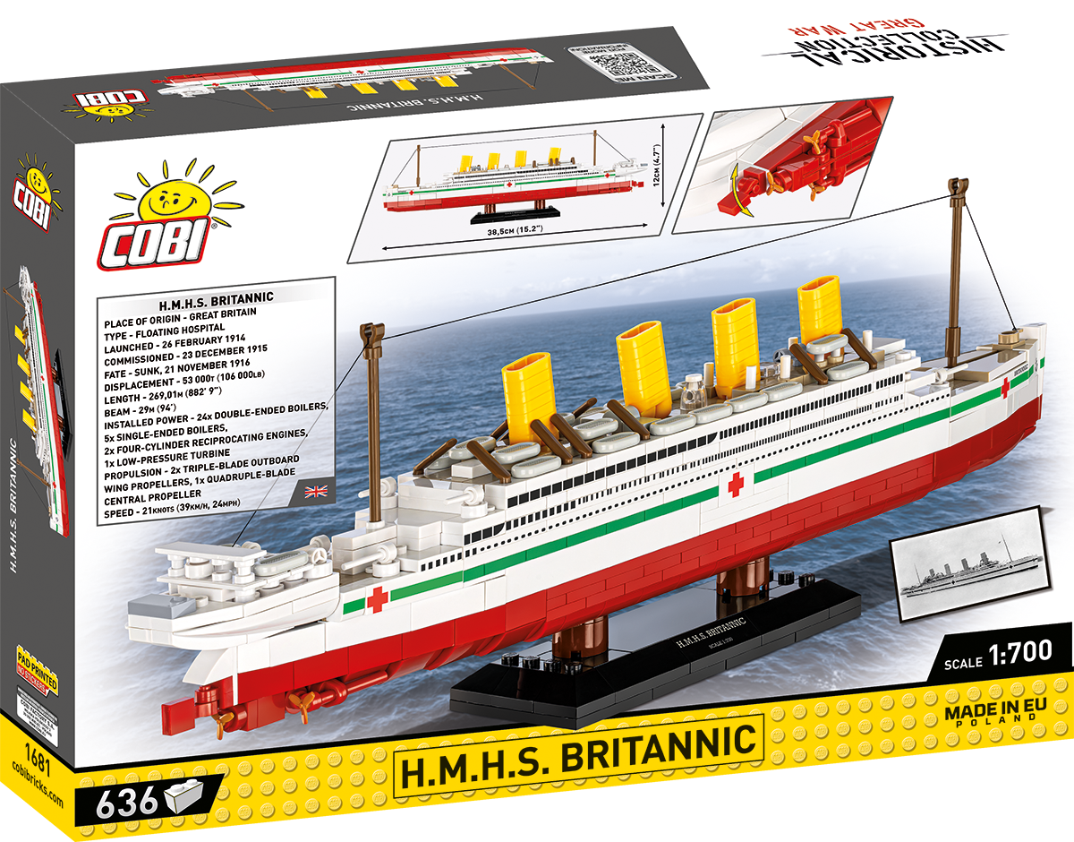 COBI-1681 | H.M.H.S. BRITANNIC 636 PCS