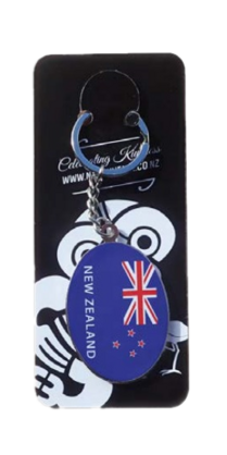 K146 Resin Keyring - NZ Flag