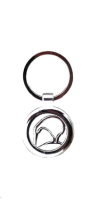 K139 Keyring - Outline Kiwi