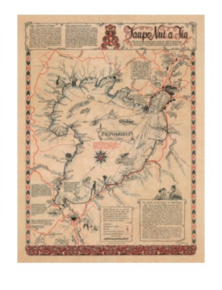 0447 Taupo Lake Map