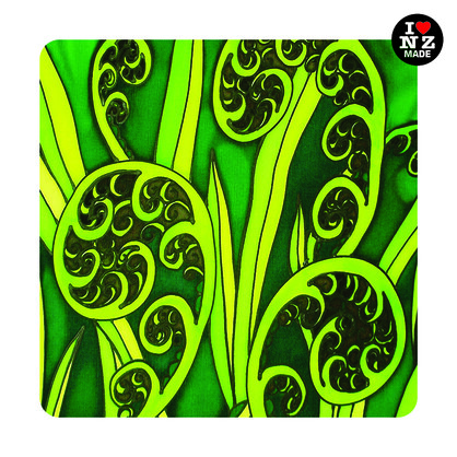CJM-1456 Jo May Individual Acrylic Coaster with Koru