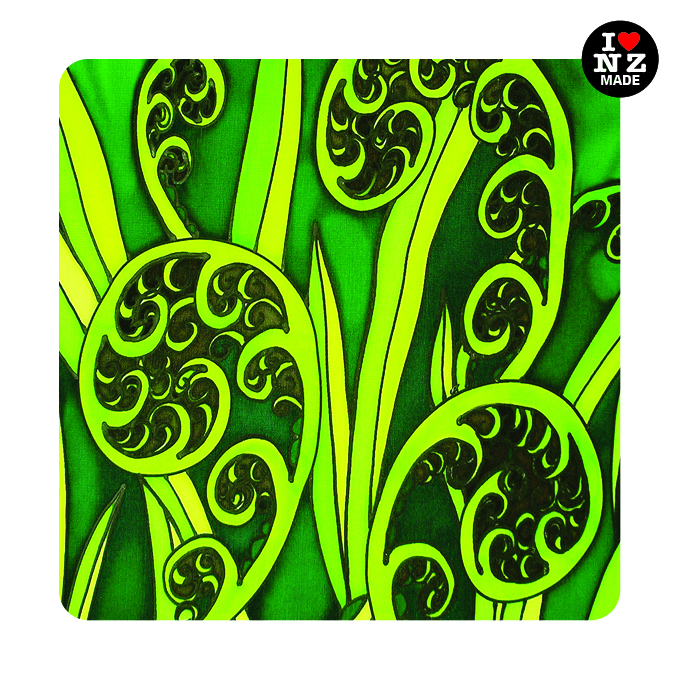 CJM-1456 Jo May Individual Acrylic Coaster with Koru