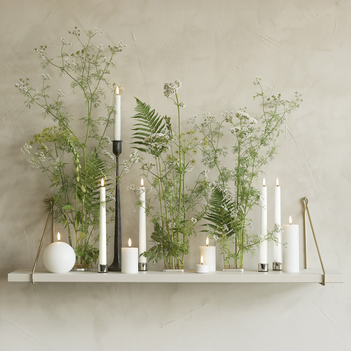 Taper Holders | Metal & Marble