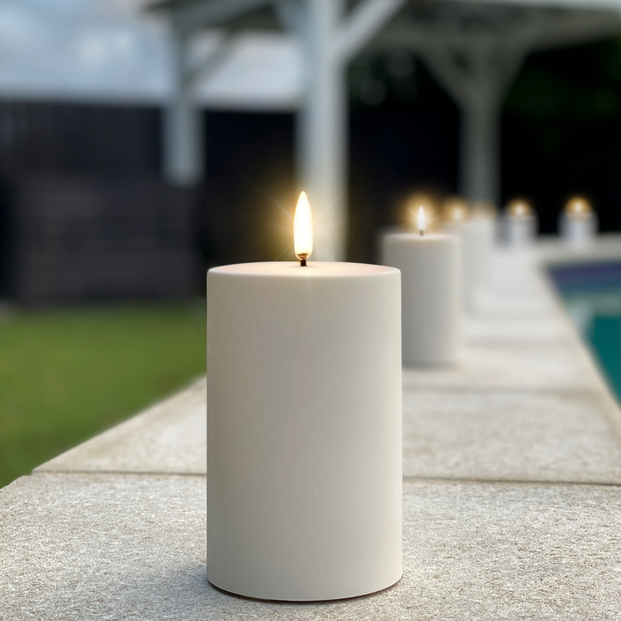 Wholesale Uyuni Lighting Outdoor Candles White Flameless Enjoy