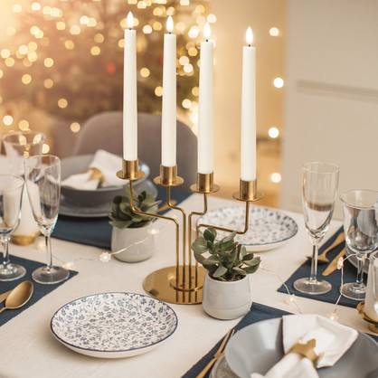 Tapers - Classic Ivory Uyuni Lighting Flameless Candles