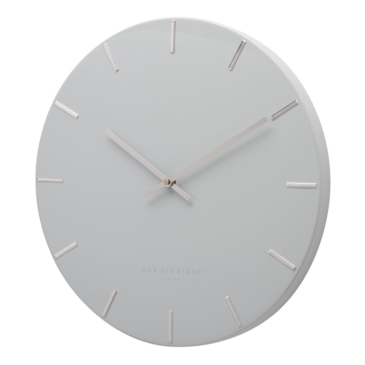 LUCA Light Grey 60cm Silent Wall Clock