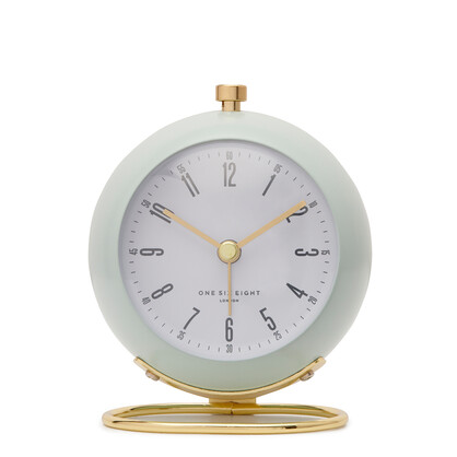 Grace Sage Green Silent Alarm Clock