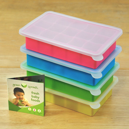 Fresh Baby Food Freezer Tray-Aqua-Adult use only