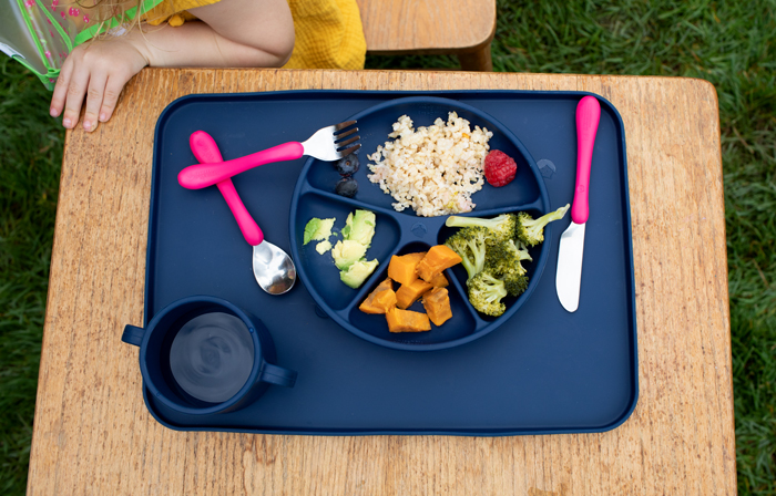 Learning Plate Wholesale Learning Plate-Navy-12mo+ - For Baby and Up - Fieldfolio