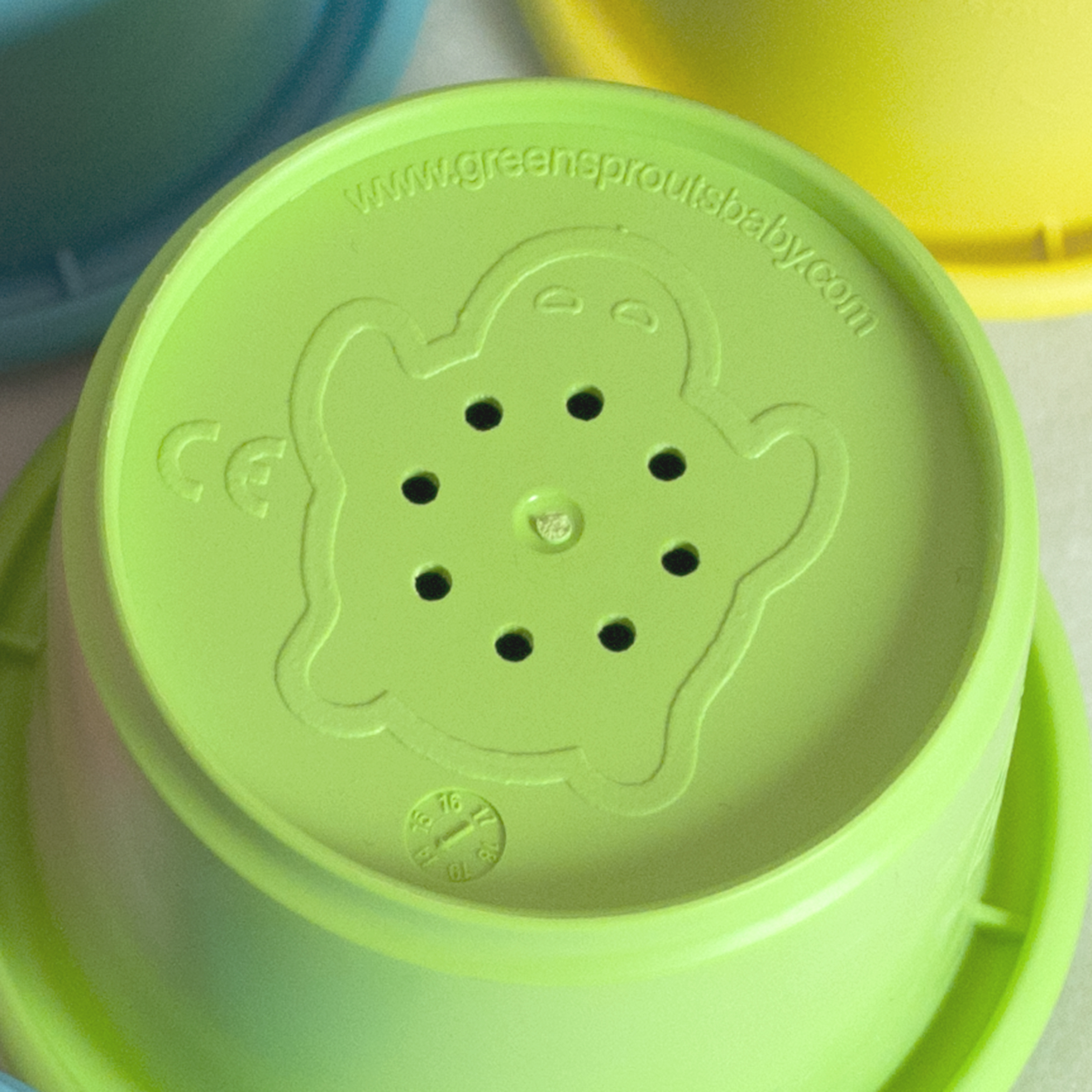 Sprout Ware Stacking Cups made from Plants (6 cups)-Multicolor-6mo+