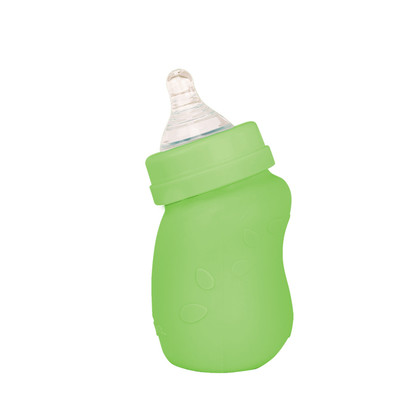 Baby Bottle made from Glass w Silicone Cover-5oz-0mo+