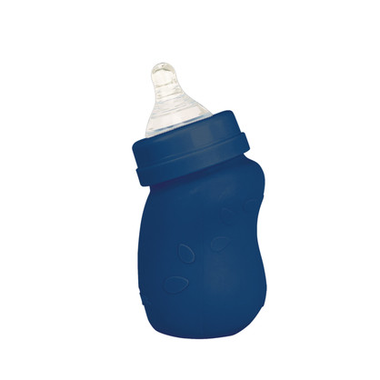 Baby Bottle made from Glass w Silicone Cover-5oz-0mo+