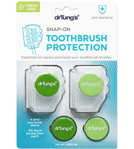 drTung's Snap-On Toothbrush Protection
