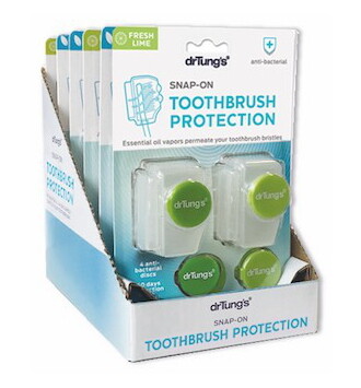 drTung's Snap-On Toothbrush Protection
