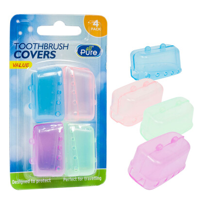 Travel Toothbrush Covers 4pc