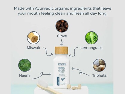NEW! Herbal Toothpowder Tabs 100's