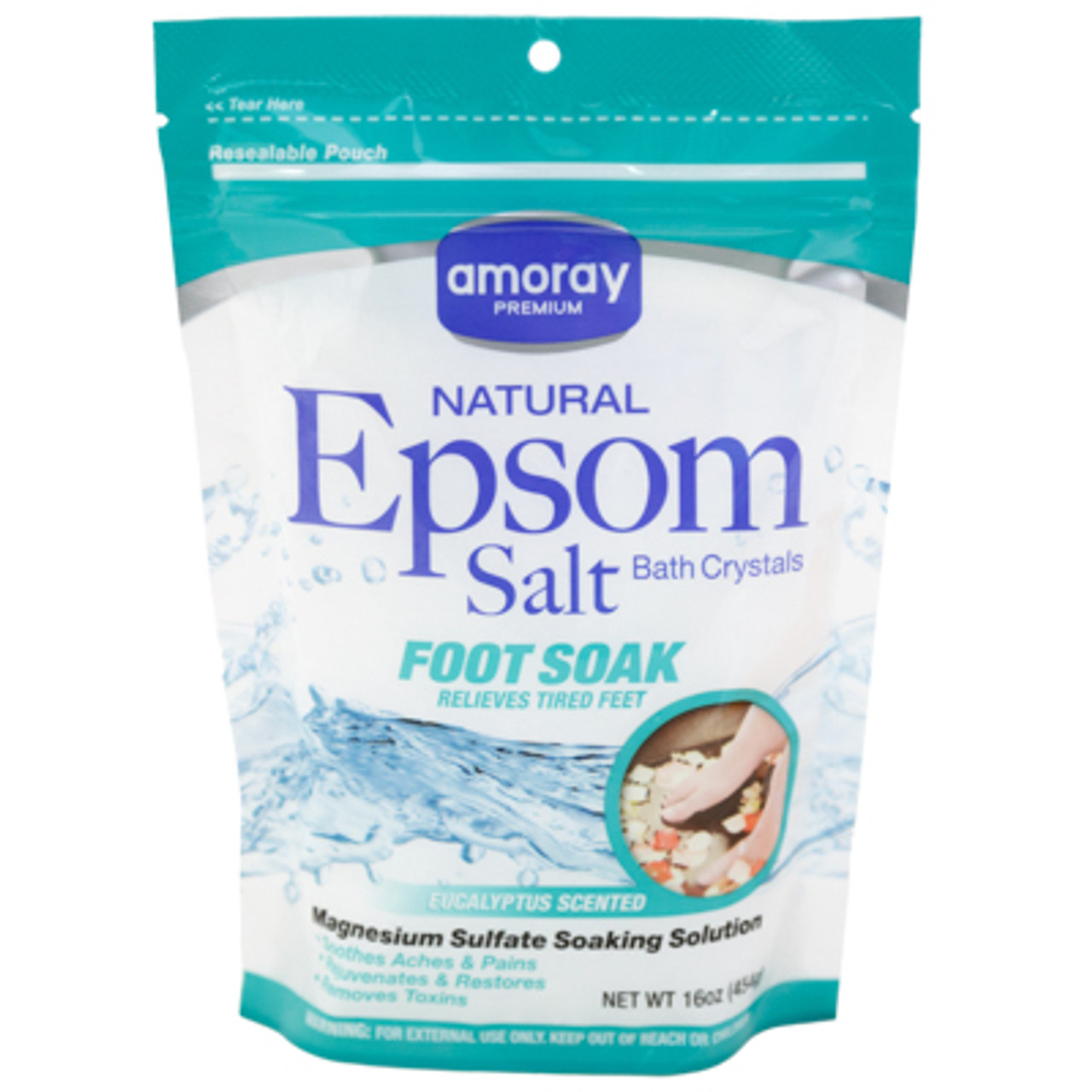 Amoray Epsom Salt Foot Soak 454g