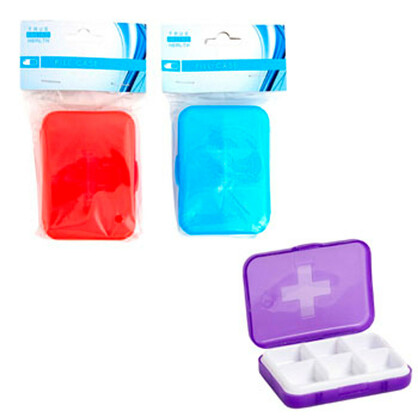 Pill Case w/Removable 6 slot tray