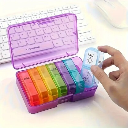 Wish 7 Day Pill Case AM/PM