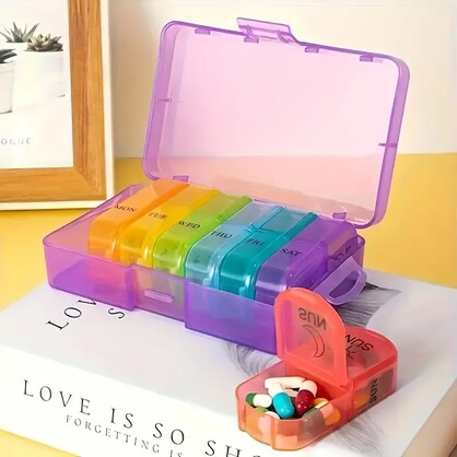 Wish 7 Day Pill Case AM/PM