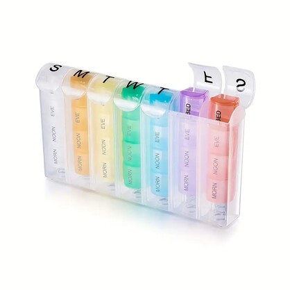 Wish 7 Day Spring Loaded Pill Box