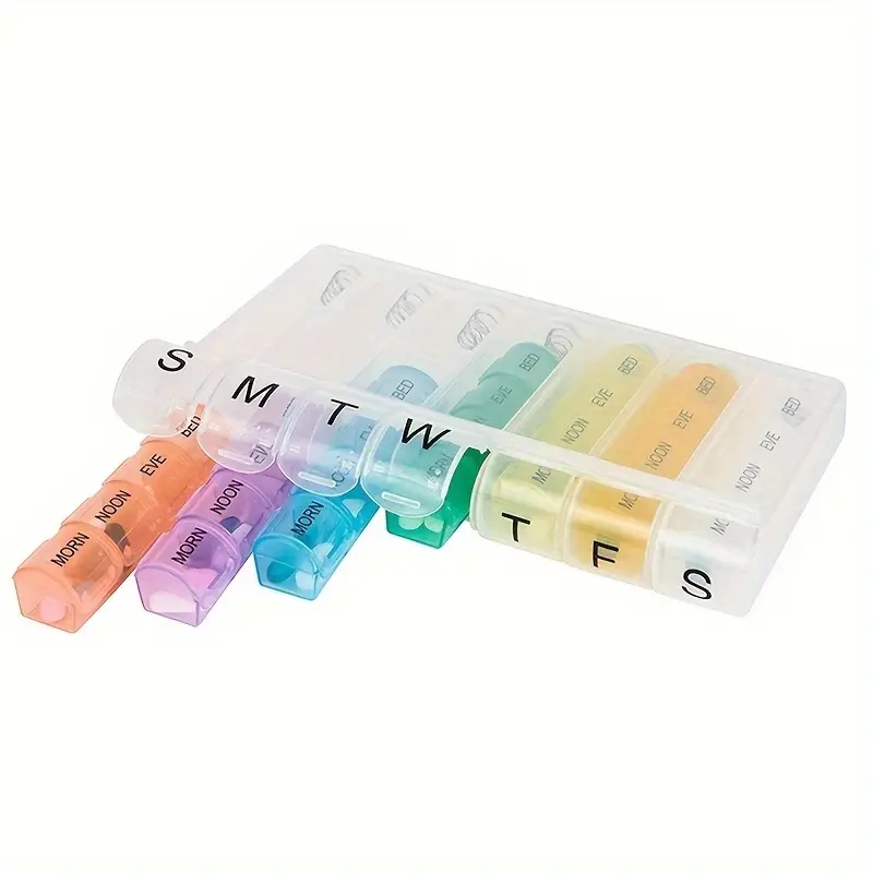 Wish 7 Day Spring Loaded Pill Box