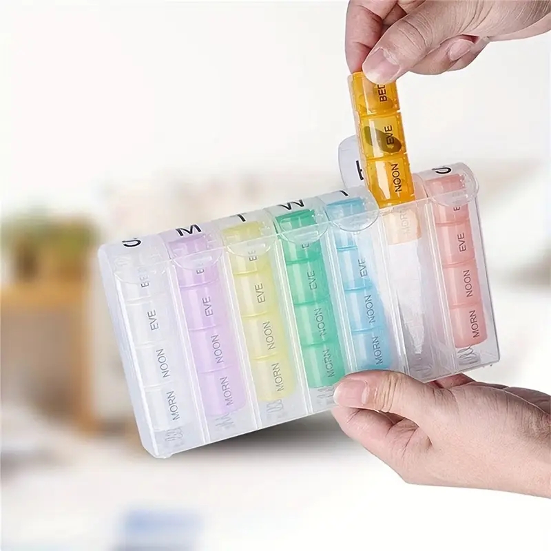 Wish 7 Day Spring Loaded Pill Box