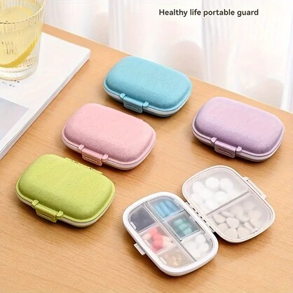 Travel Pill / Jewellery Case 8 Compartment