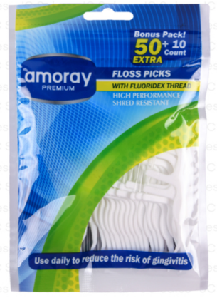 Amoray Floss Picks 50ct