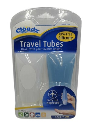 Cloudz Silicone Travel Bottles 2pk
