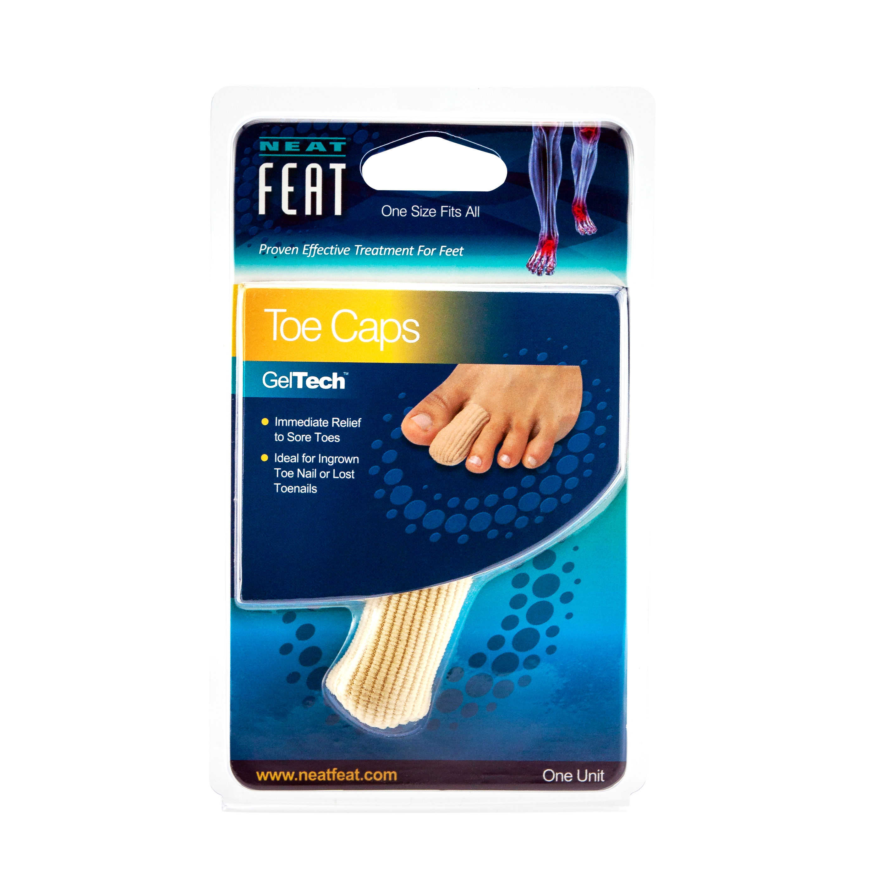 Gel-Lined Toe Caps