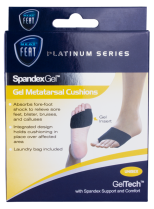 Spandex Metatarsal Pad Sleeve Large