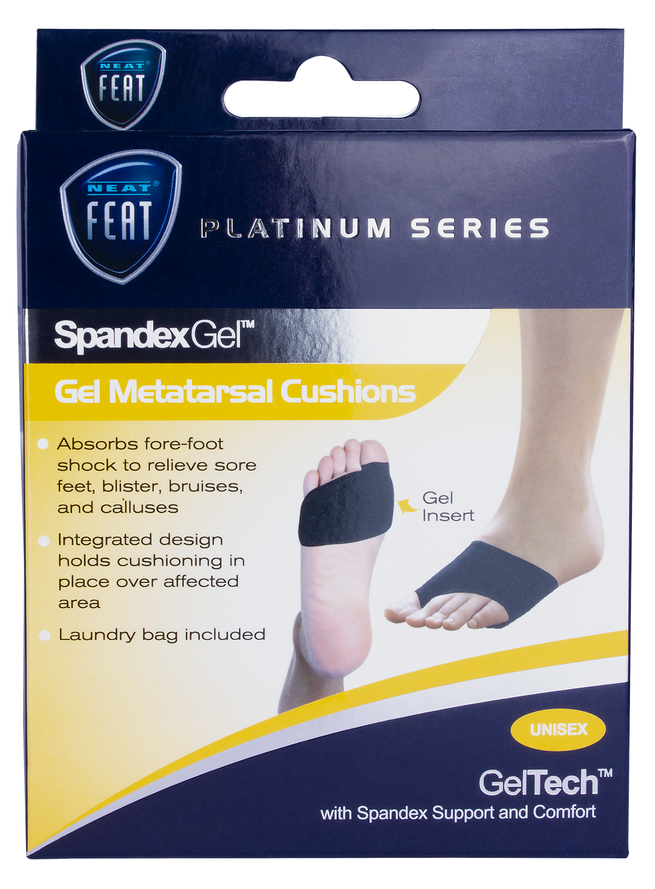 Spandex Metatarsal Pad Sleeve Extra  Large
