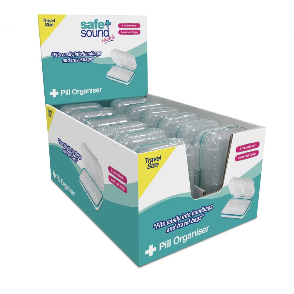 S&S TRAVEL SIZE PILL ORGANISER CDU